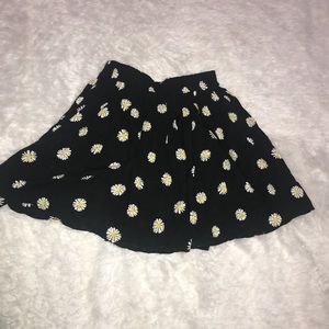 Brandy Melville sunflower floral skirt